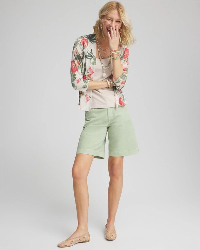 Spring Gardens Open-Front Cardigan - image 2